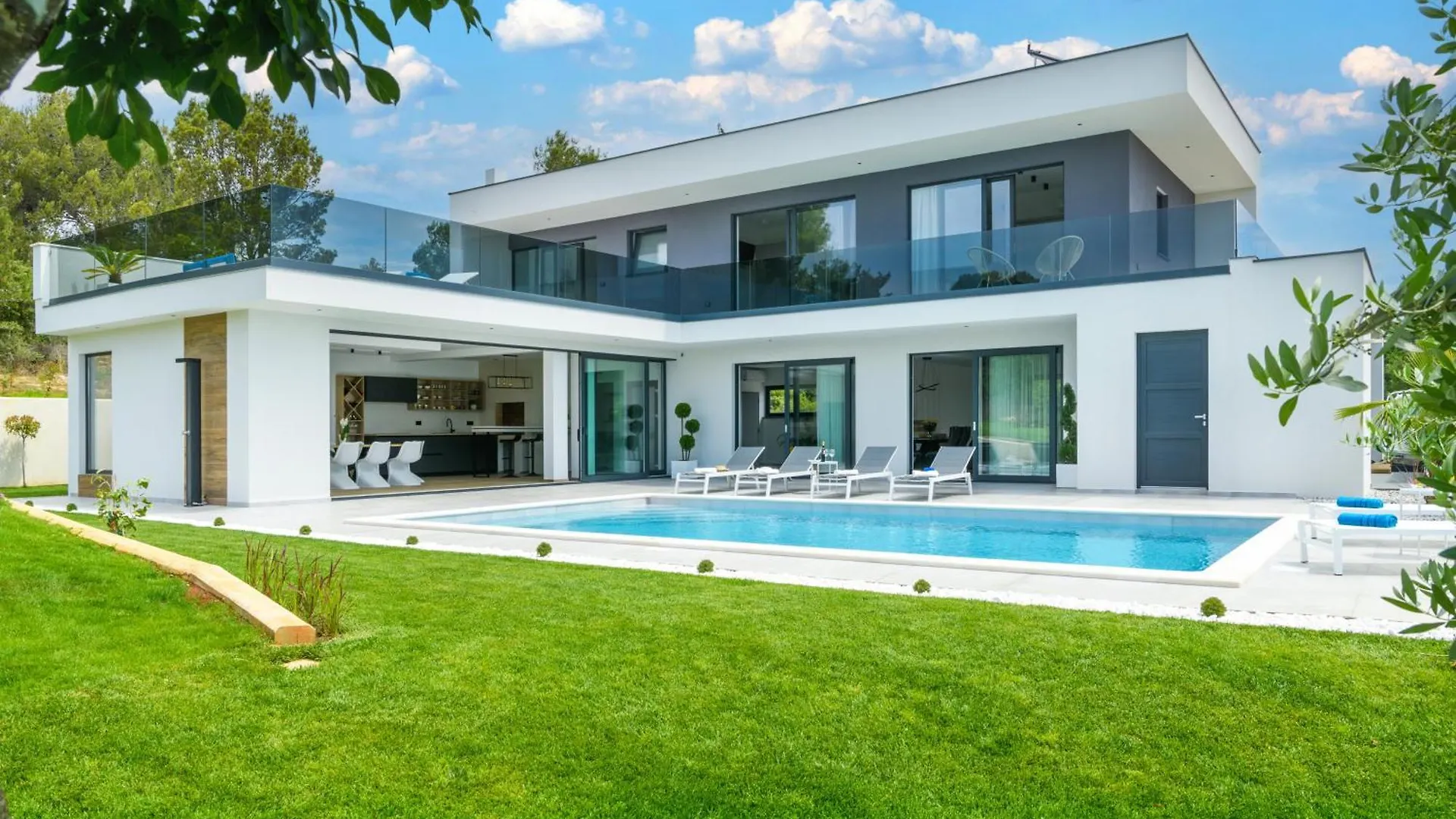 Luxury Villa Luni With Big Private Pool And Hot Tub In Medulin Pola 0*,
